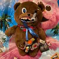 ハミクマパンク ぬいぐるみ ホラーナイト 新品タグ付き】ハミクマパンク ぬいぐるみ USJ ホラーナイト